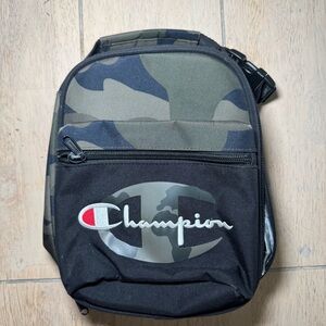 Champion‎ Back To School Backpack Zippered Canvas lunch Bag Camo